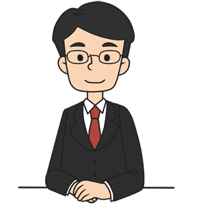 当事務所の特徴・先生が微笑む図